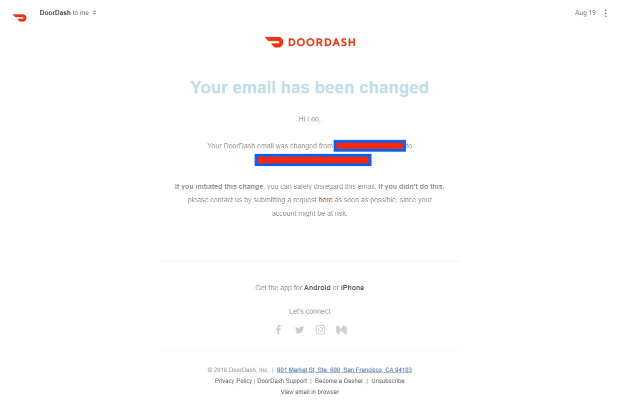 Lessons learned after losing my DoorDash account